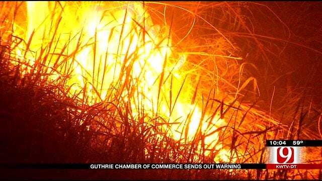 Guthrie Chamber Of Commerce Sends Out Warning