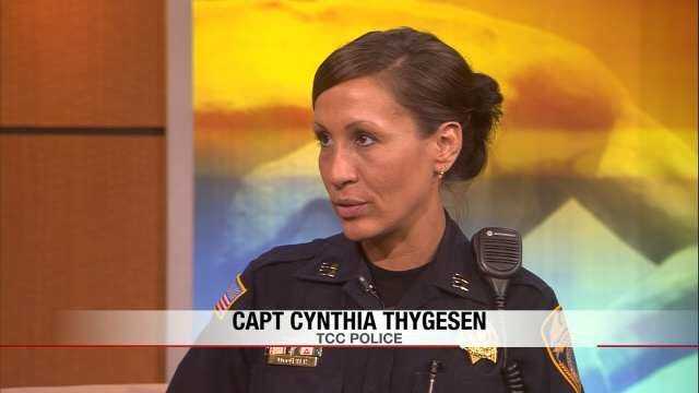 TCC Police Captain Cynthia Thygesen Talks About Bulletproof Mind Event