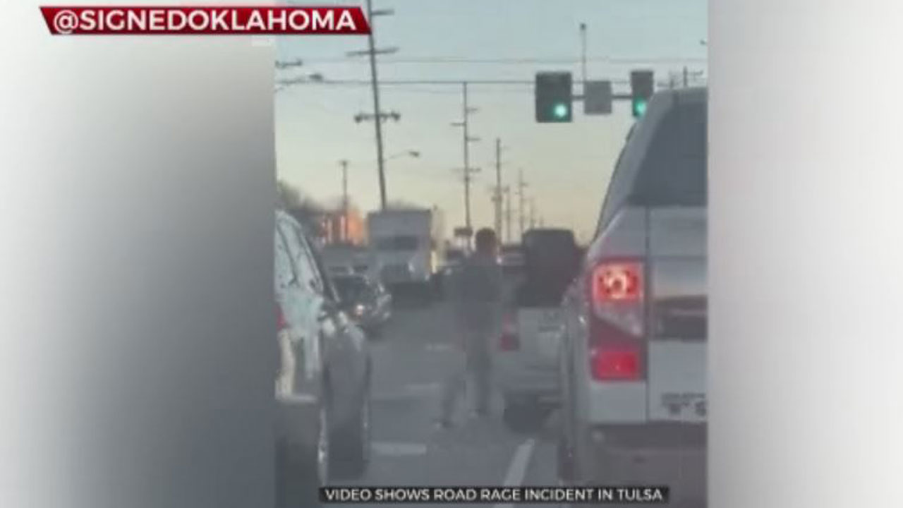Road Rage Incident Caught On Camera In Tulsa 
