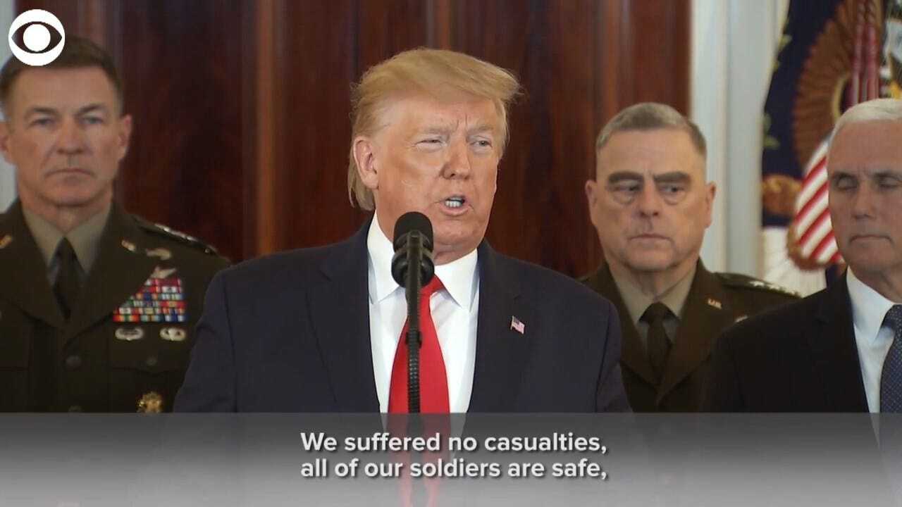 President Trump: 'Iran Appears To Be Standing Down'
