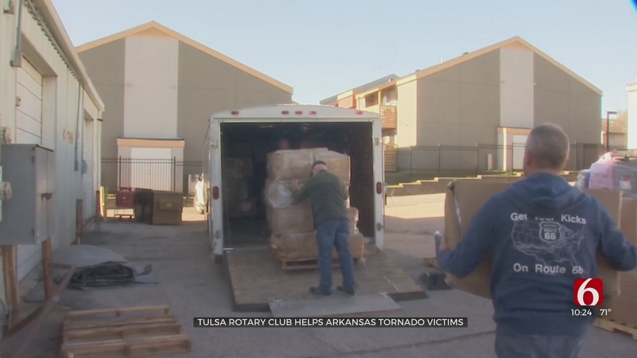 Tulsa Rotary Club Helps Arkansas Tornado Victims