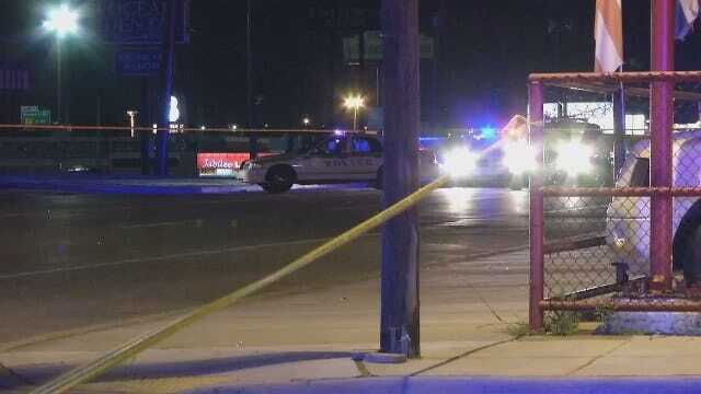WEB EXTRA: Man Killed, Hit By Car On East Tulsa Street