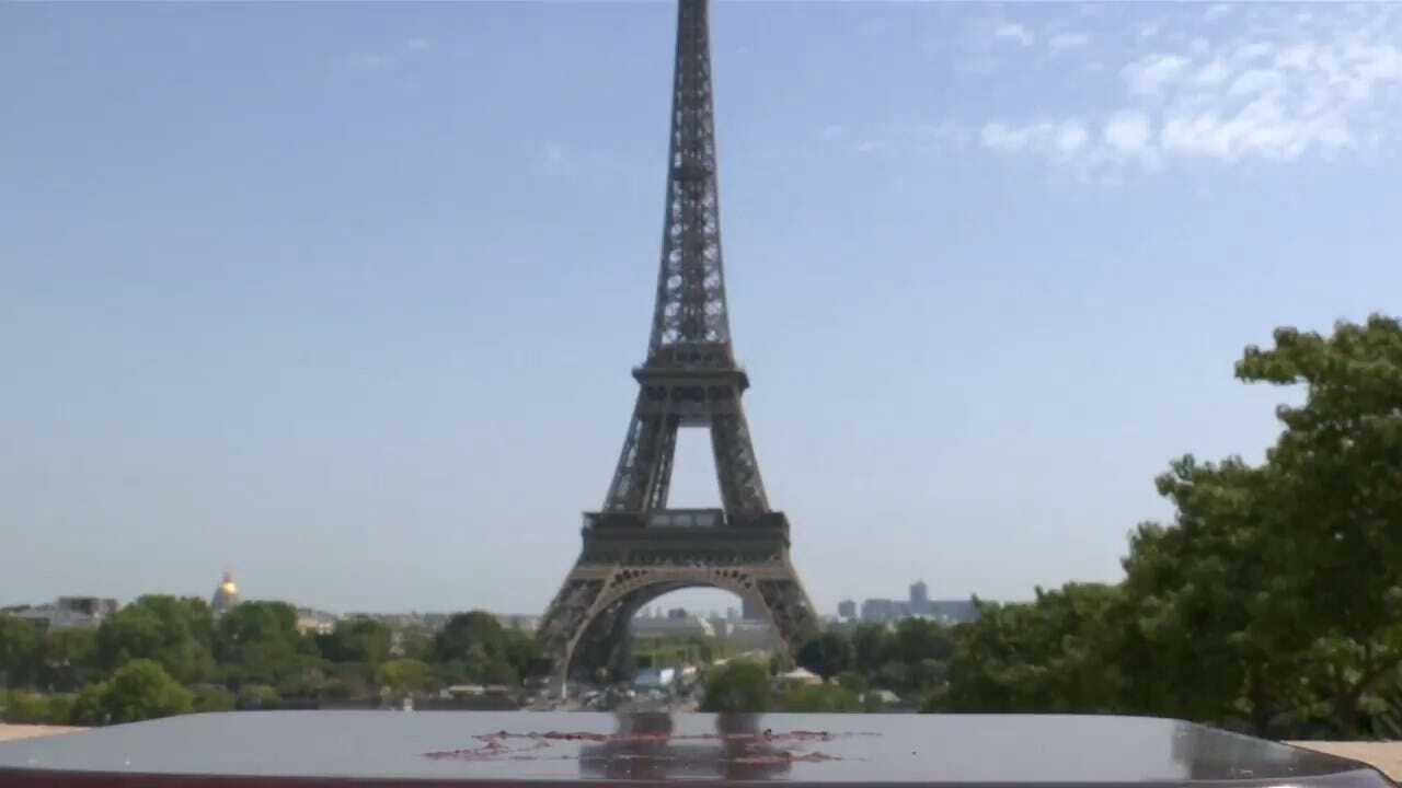 WATCH: Chocolate Eiffel Tower Melts In Paris Heat