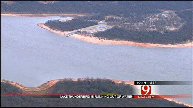 Lake Thunderbird Dangerously Low, Congress Allows Additional Water Source