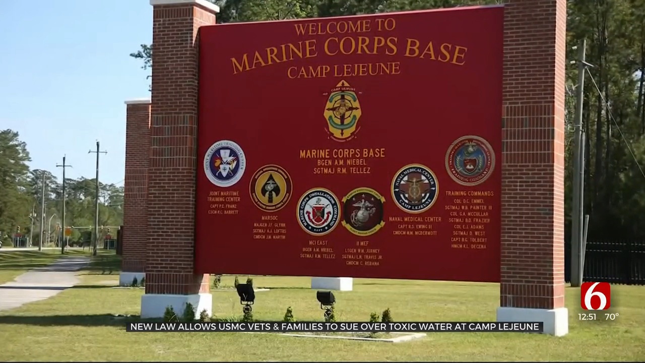 New Law Allows USMC Vets & Families To Sue Over Toxic Water At Camp Lejeune