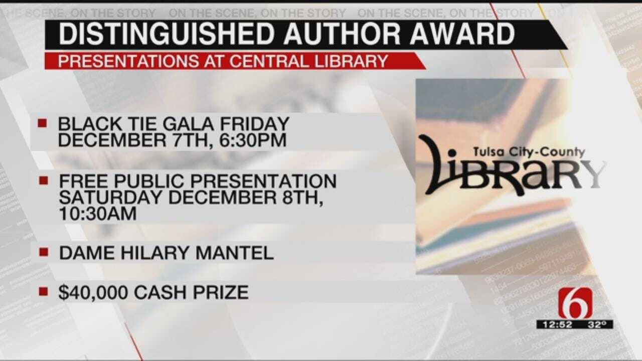 Distinguished Author To Visit Tulsa Library After Winning Award