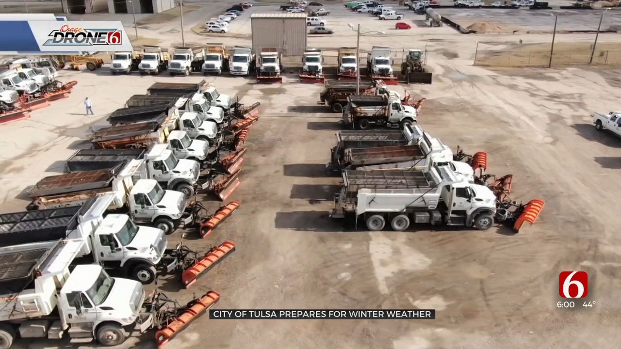 City Of Tulsa Prepares For Winter Weather
