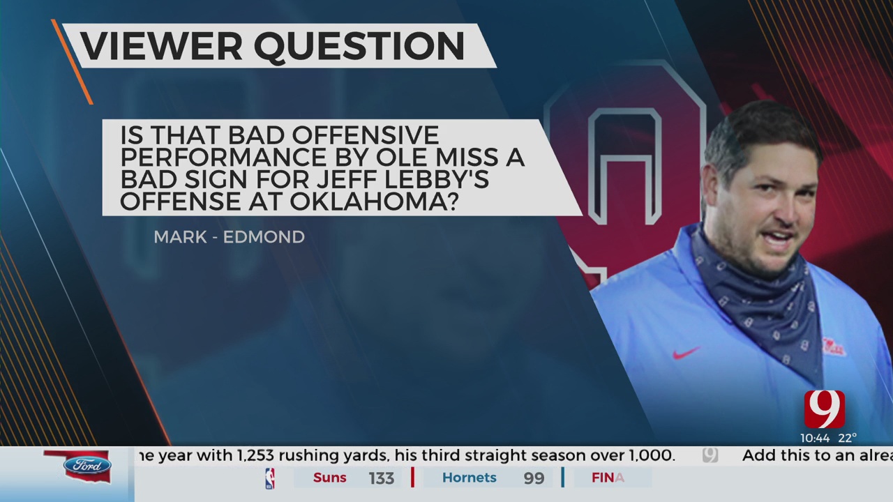 Viewer Question: Ole Miss Sugar Bowl Performance A Bad Sign For OU Offense?