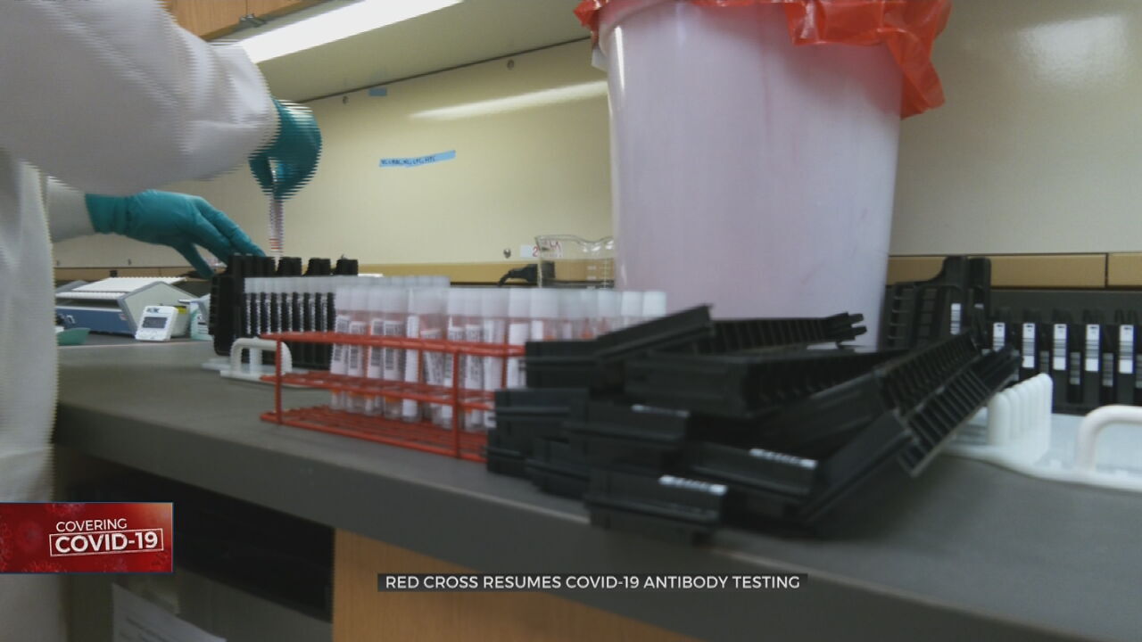 Red Cross Resumes COVID-19 Antibody Testing 