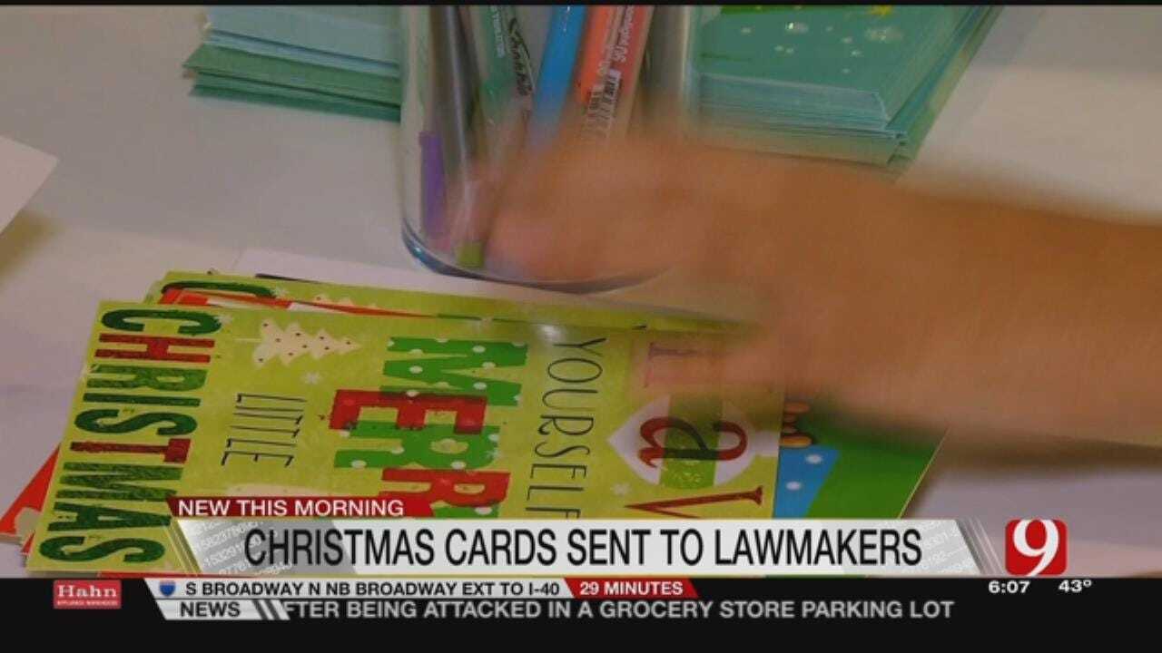 Group Sends Holiday Cards To Legislators