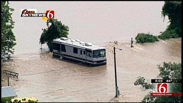 Missouri Flooding As Seen From Osage SkyNews 6