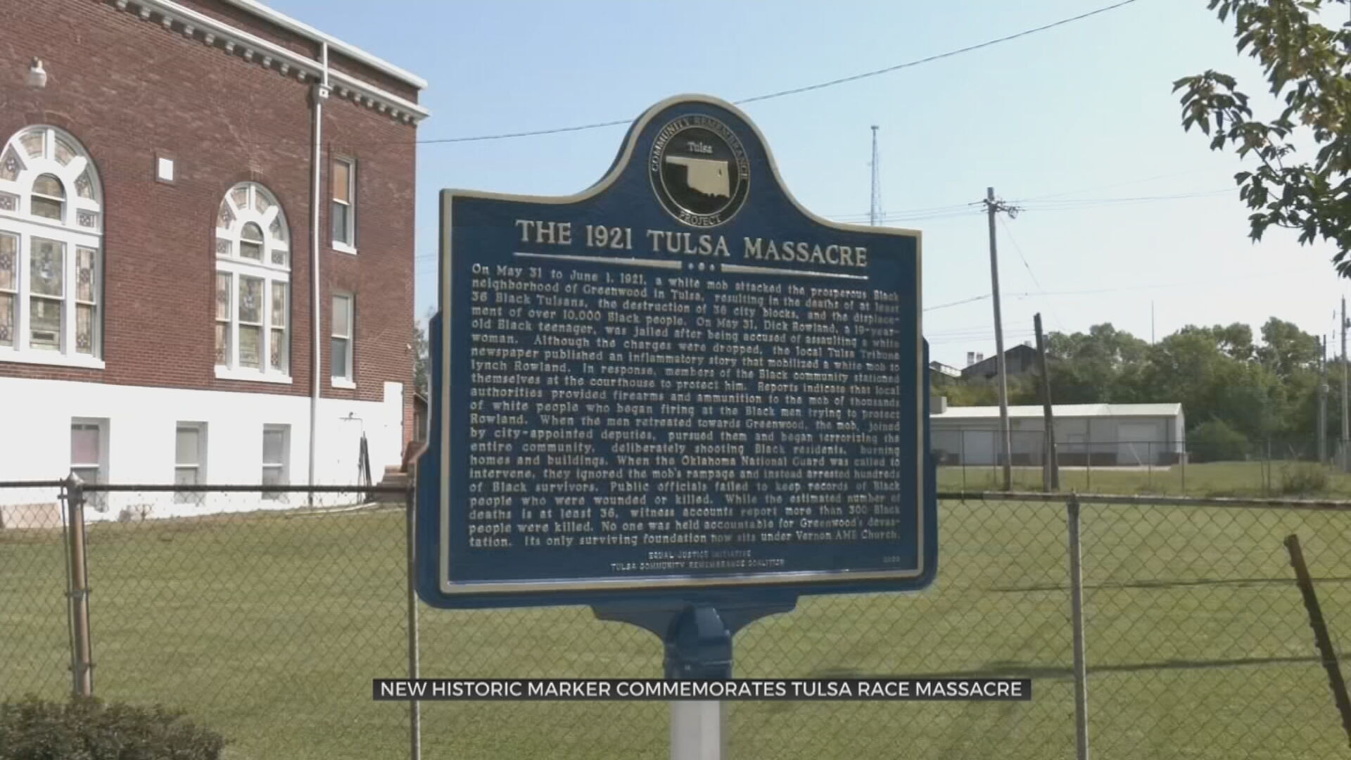 New Historic Marker Commemorates 1921 Tulsa Race Massacre 