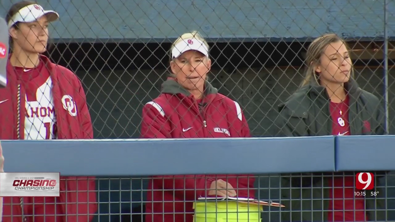 WATCH: Could OU Coach Patty Gasso Work At News 9? 