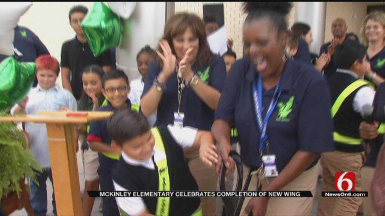 TPS Cuts Ribbon For McKinley Elementary School's New Wing