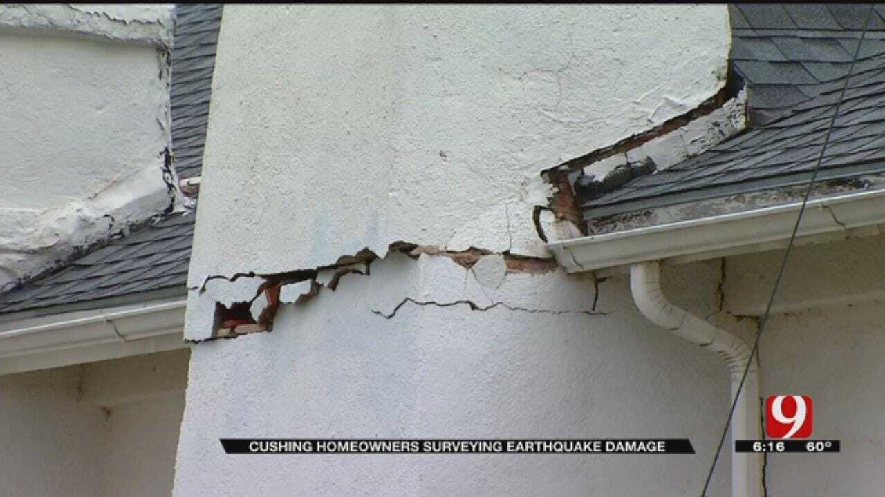 25 To 30 Homes Reported Damaged In Cushing Earthquake