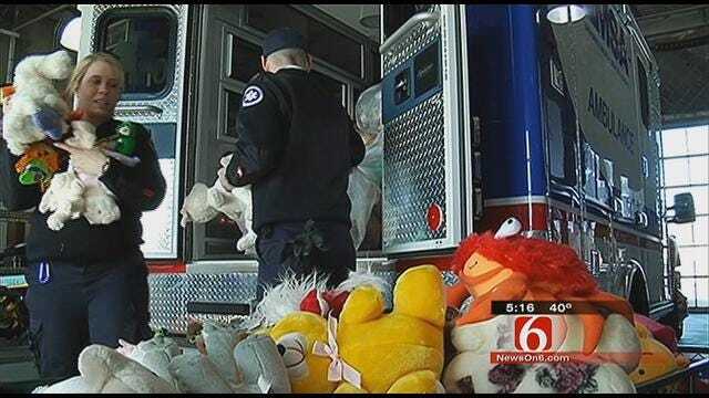 Teddy Bears Donated For Use By Tulsa Paramedics