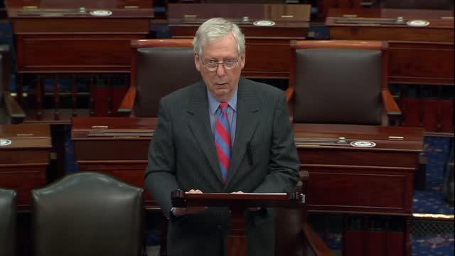 McConnell Says Senate 'Highly Likely' To Work Through Weekend On COVID, Funding Bills