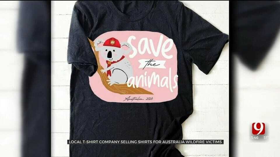 Local T-Shirt Company Selling Shirts For Australia Wildfire Victims