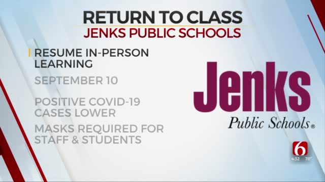 Jenks To Transition To In-Person Learning