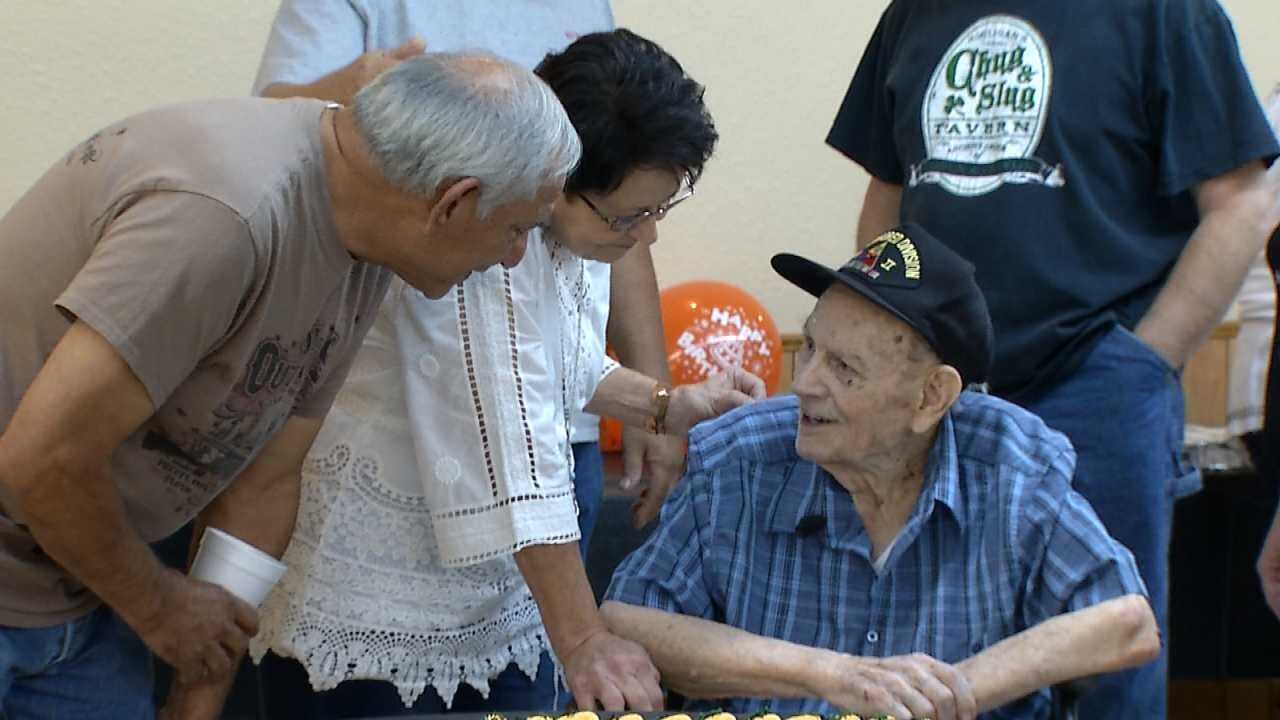 WWII Veteran Celebrates 100th Birthday In Tahlequah