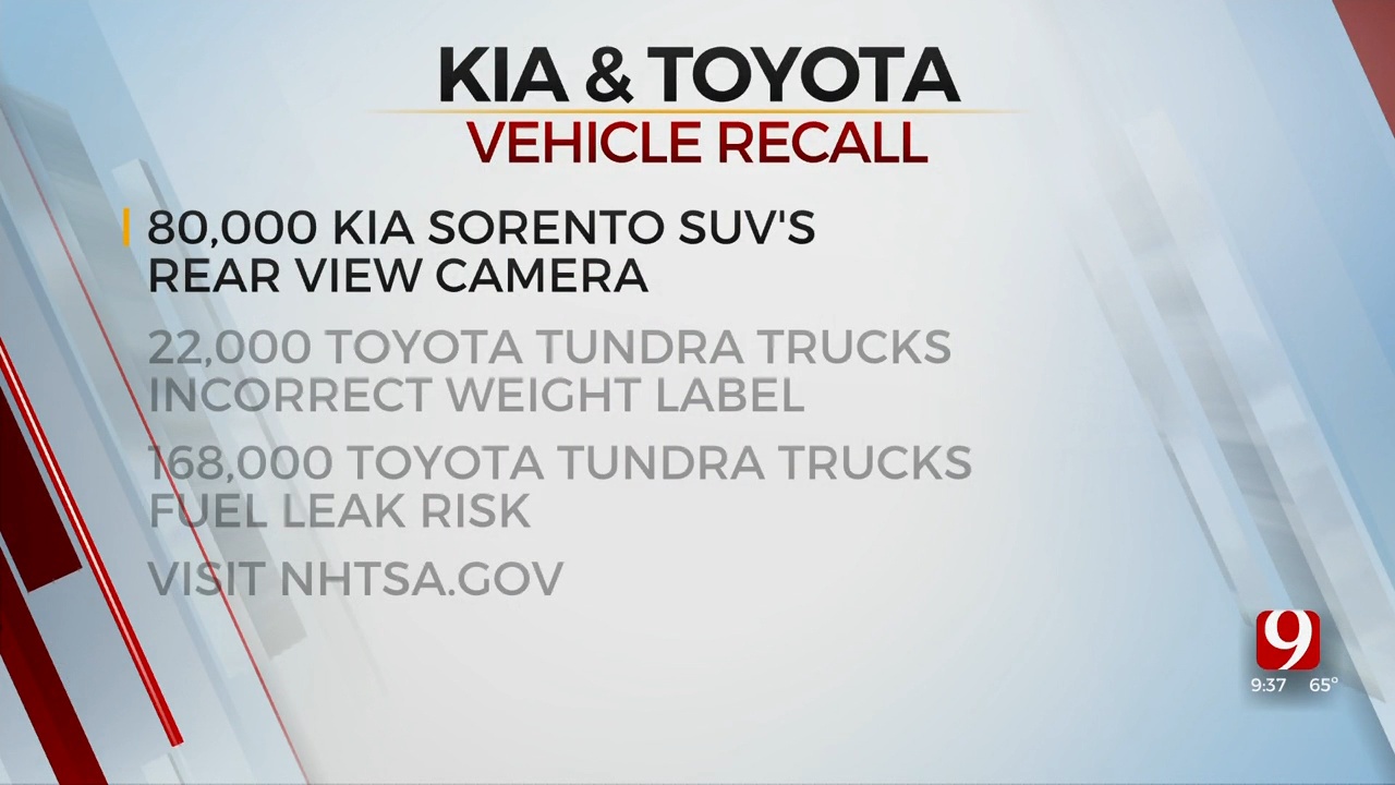 Over 100,000 Vehicles Recalled By NHTSA