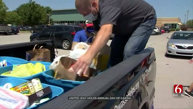 Tulsa Area United Way Collects Several Tons Of Food From Day Of Caring
