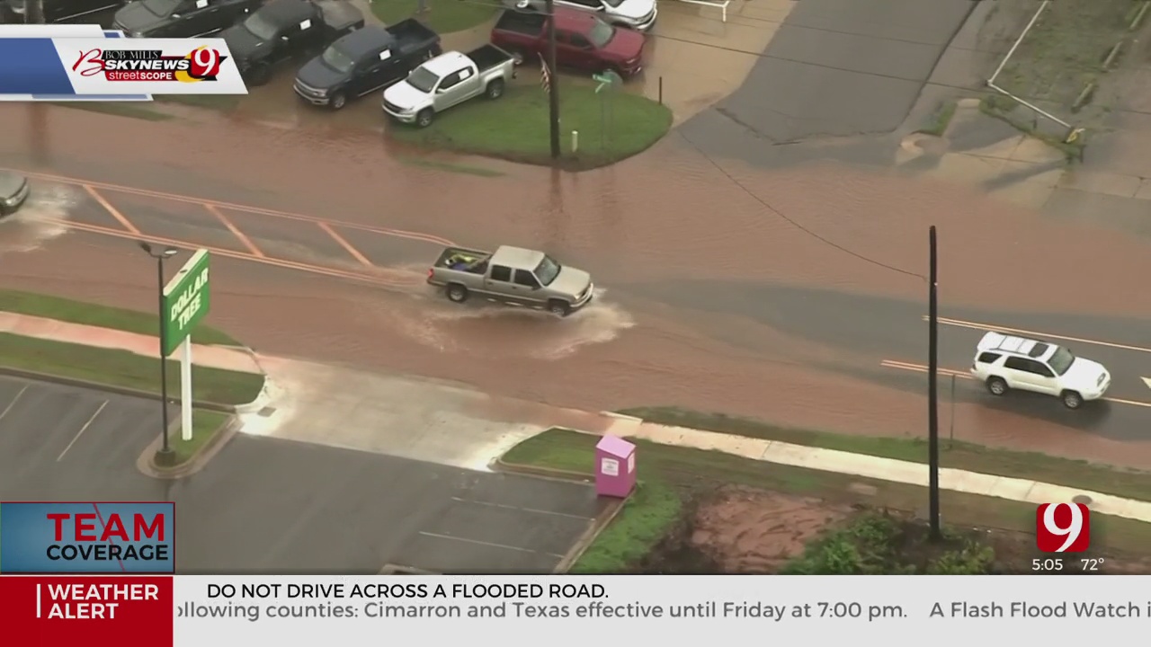 Widespread Flooding Reported In OKC Metro After Rains
