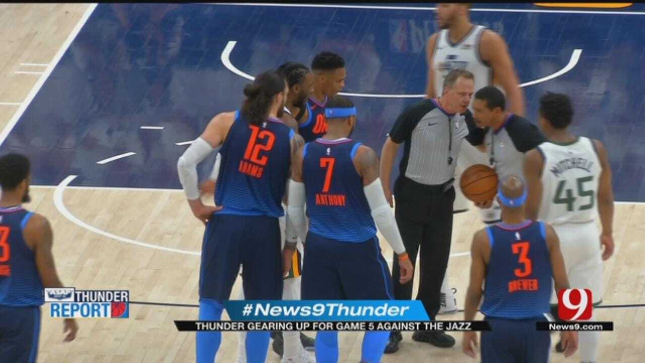 Thunder Gearing Up For Game 5 Against The Jazz