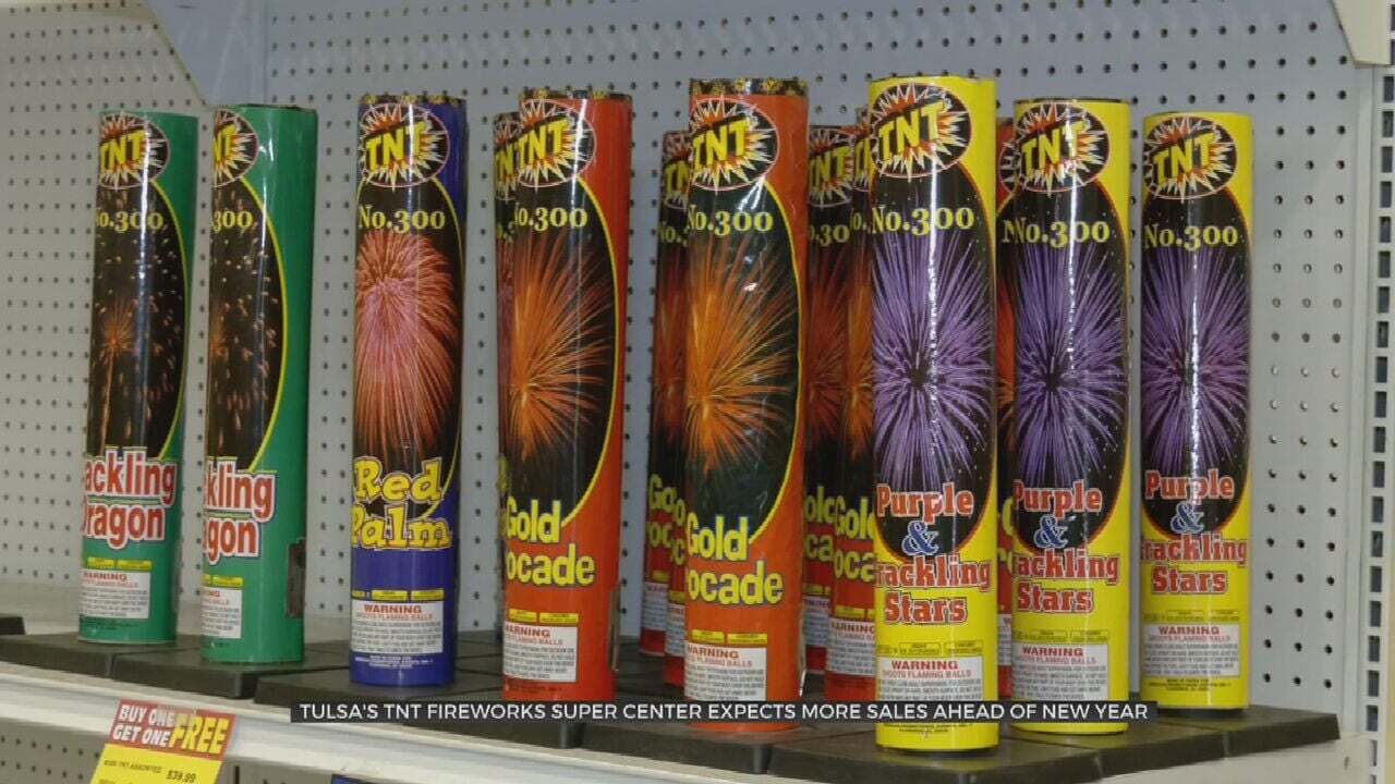 Tulsa Fireworks Store Owner Expects To See Increased Traffic Ahead Of New Year’s Eve