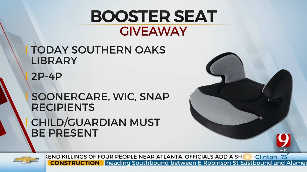State Health Department Providing Free Booster Seats