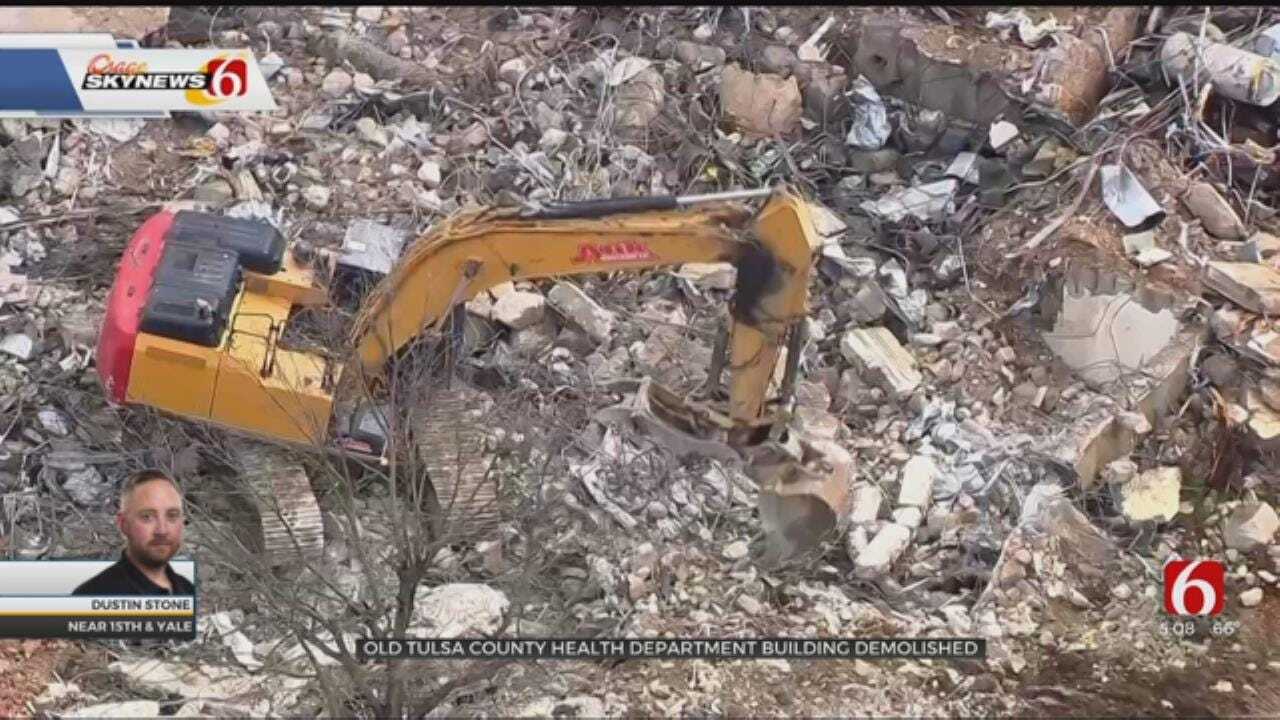 Old Tulsa County Health Department Building Demolished