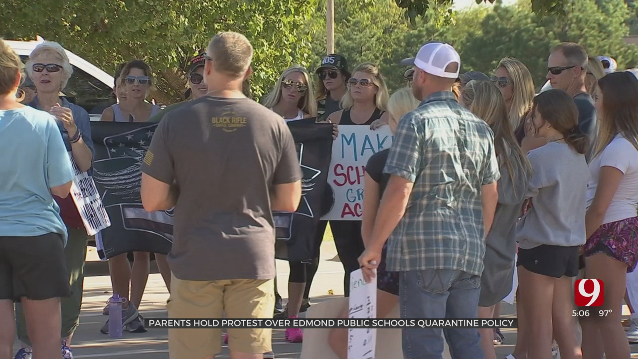 Protesters Gather At EPS Administration Building, Rally Against District's Quarantine Policy