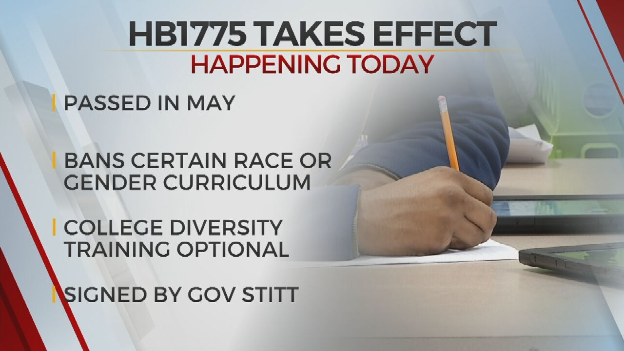 House Bill 1775 Takes Effect 