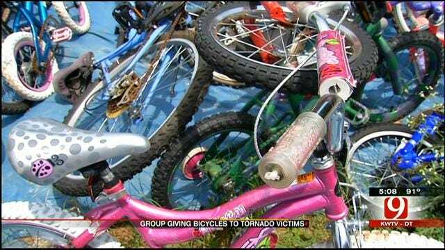 OK Non-Profit Donates Bikes To Young Tornado Victims