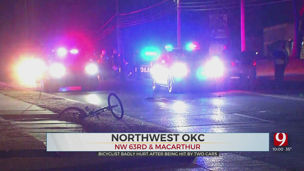 Bicyclist Taken To Hospital in Critical Condition After Being Hit By 2 Cars