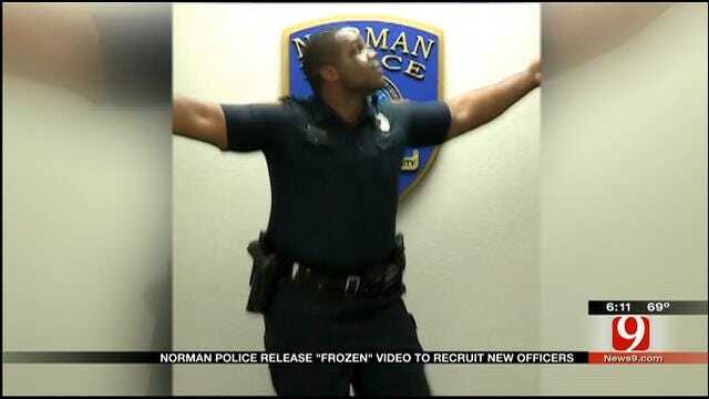 Norman Police Release "Frozen" Video To Recruit New Officers