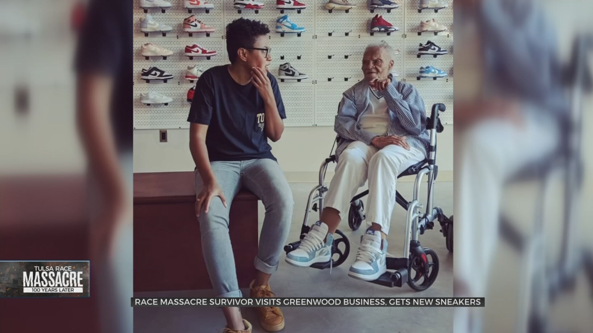 107-Year-Old Race Massacre Survivor Sporting New Jordans Thanks To Silhouette Sneakers