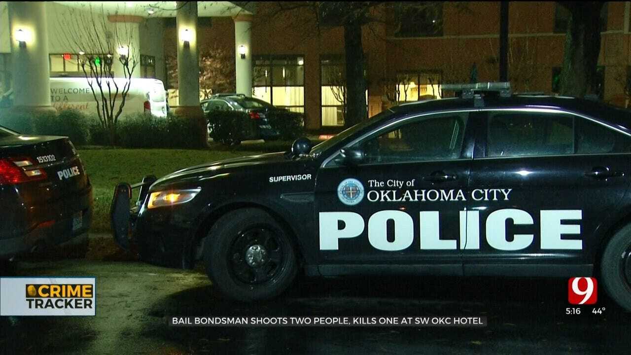 1 Killed After Bail Bondsman Shoots 2 In SW OKC Hotel, Police Say