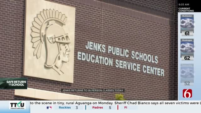 Jenks Public School Students Head Back To The Classroom