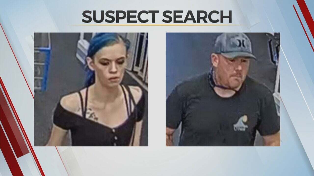 Police Search For 2 People Suspected Of Shoplifting From Tulsa Store 