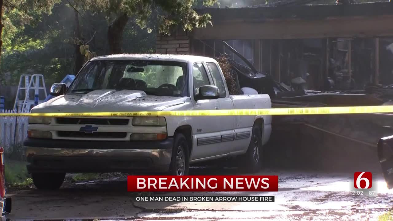 Man Dies In Early-Morning House Fire In Broken Arrow 