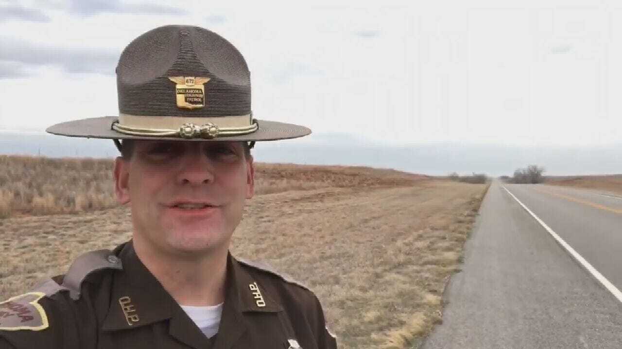WATCH: OHP Trooper Sings Lonely Songs Thanks To Social Distancing