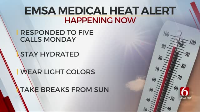 EMSA's Medical Heat Alert Still In Effect