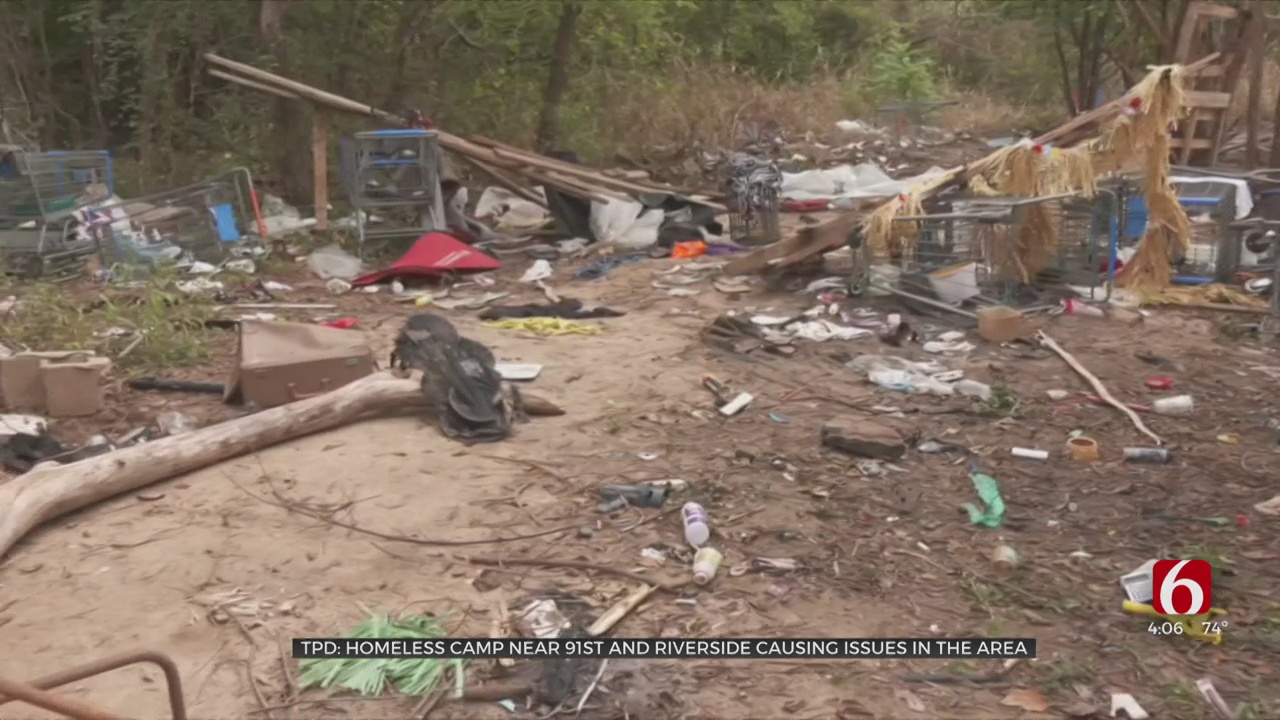 Police Working To Resolve Issues, Help Tulsans In Homeless Camps 