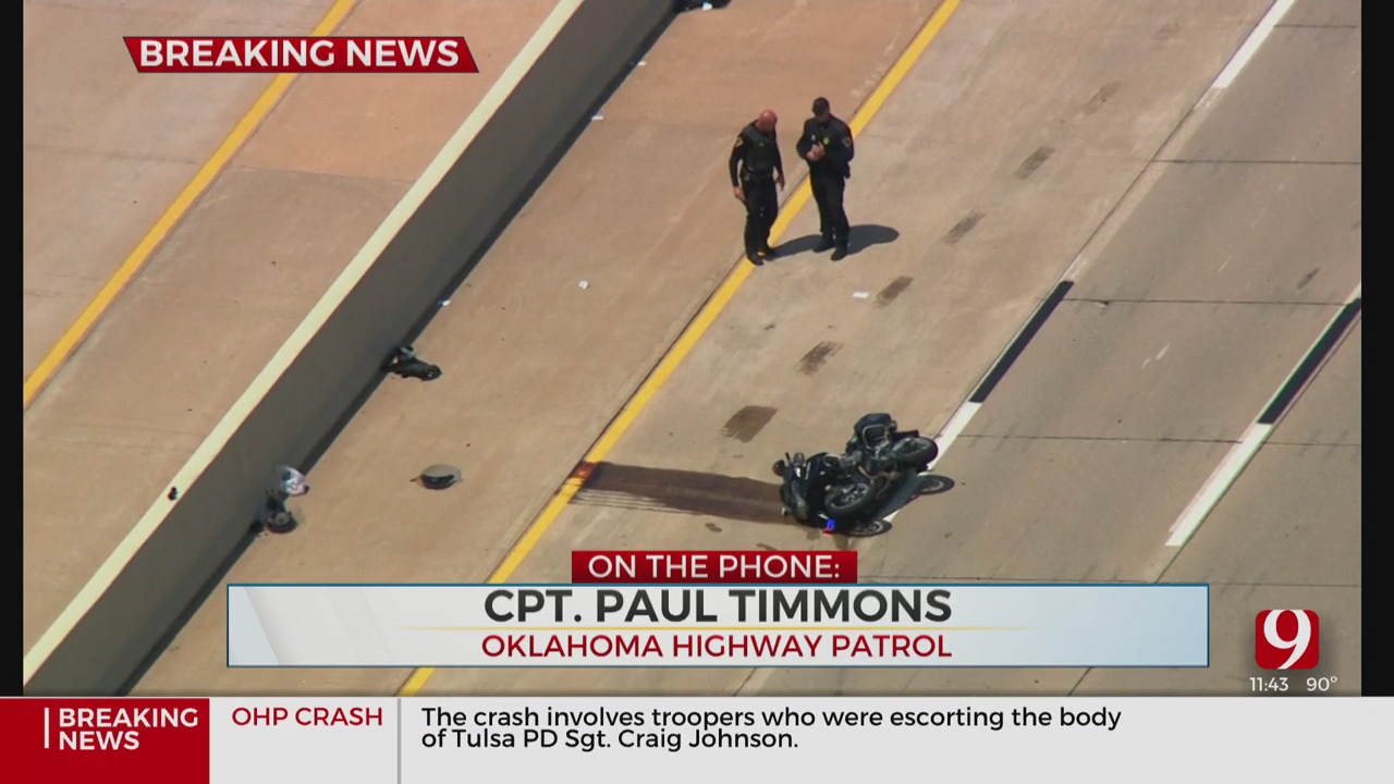 WATCH: OHP Capt. Paul Timmons Provides An Update On Troopers Involved In A Crash