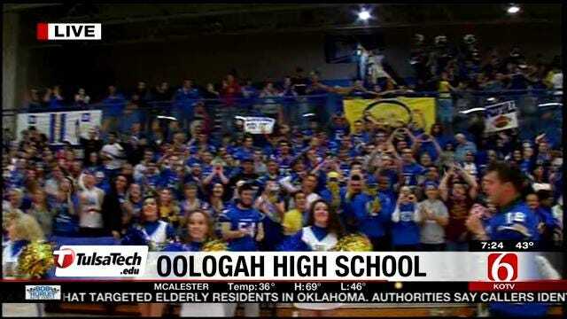 Tulsa Tech Spirit Stick Visits Oologah High School
