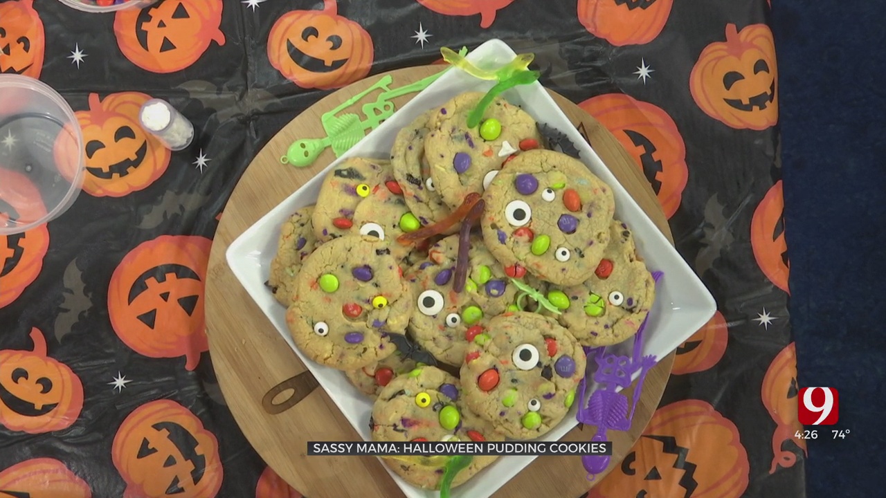 Halloween Pudding Cookies
