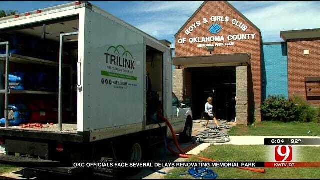 After Delays, Memorial Park In NW OKC To Re-Open In Two Months