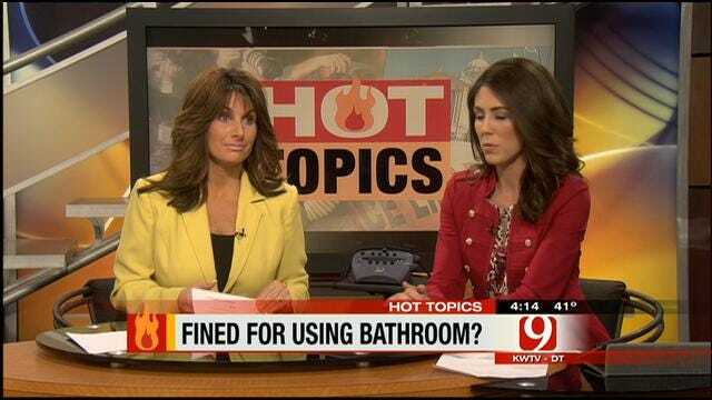Hot Topics: Woman Fined For Using Restaurant's Restroom