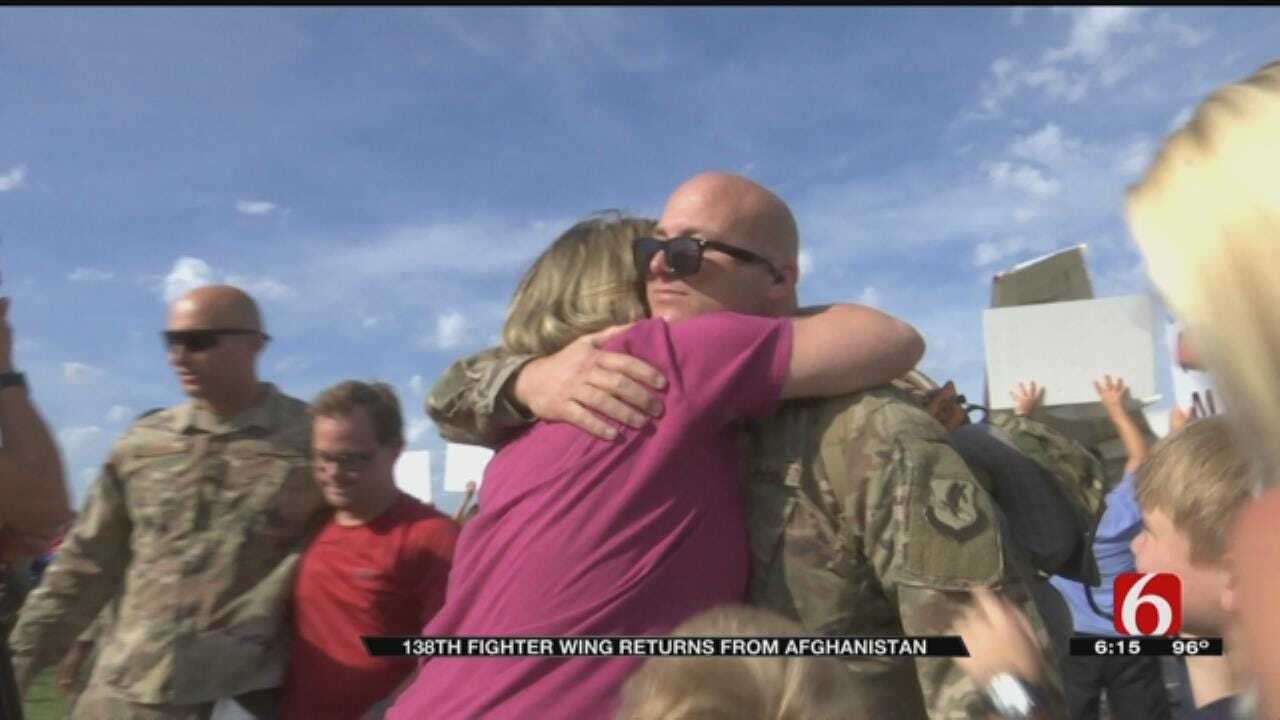 Tulsa Air National Guard Returns Home From Deployment